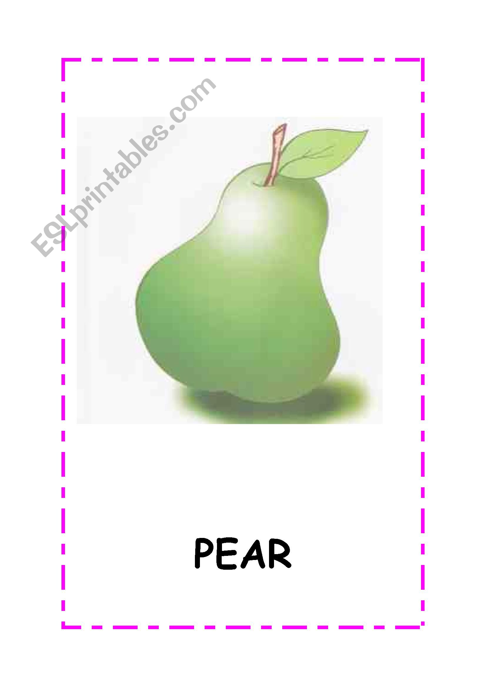 fruits flashcards.4 flashcards