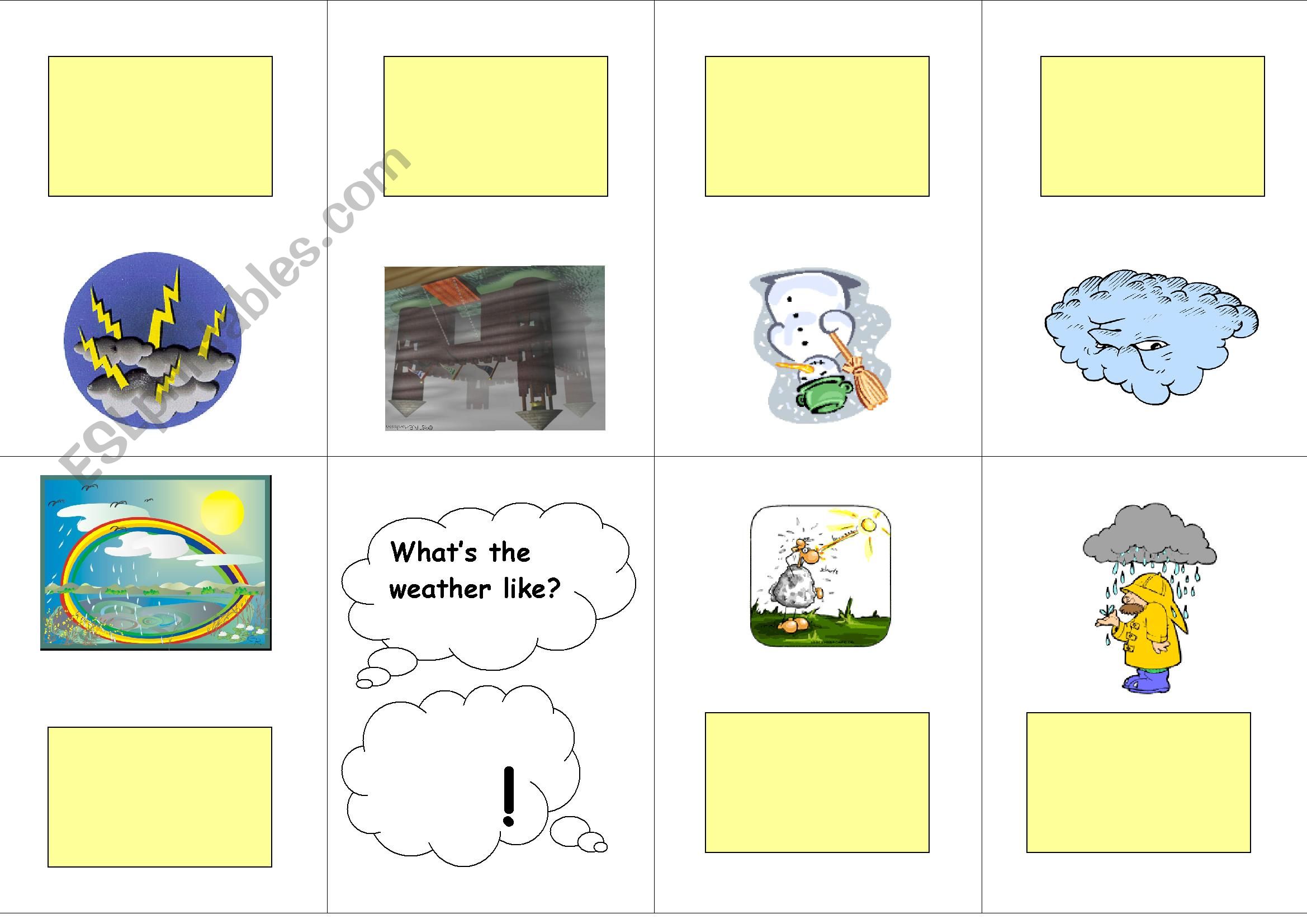 The weather worksheet