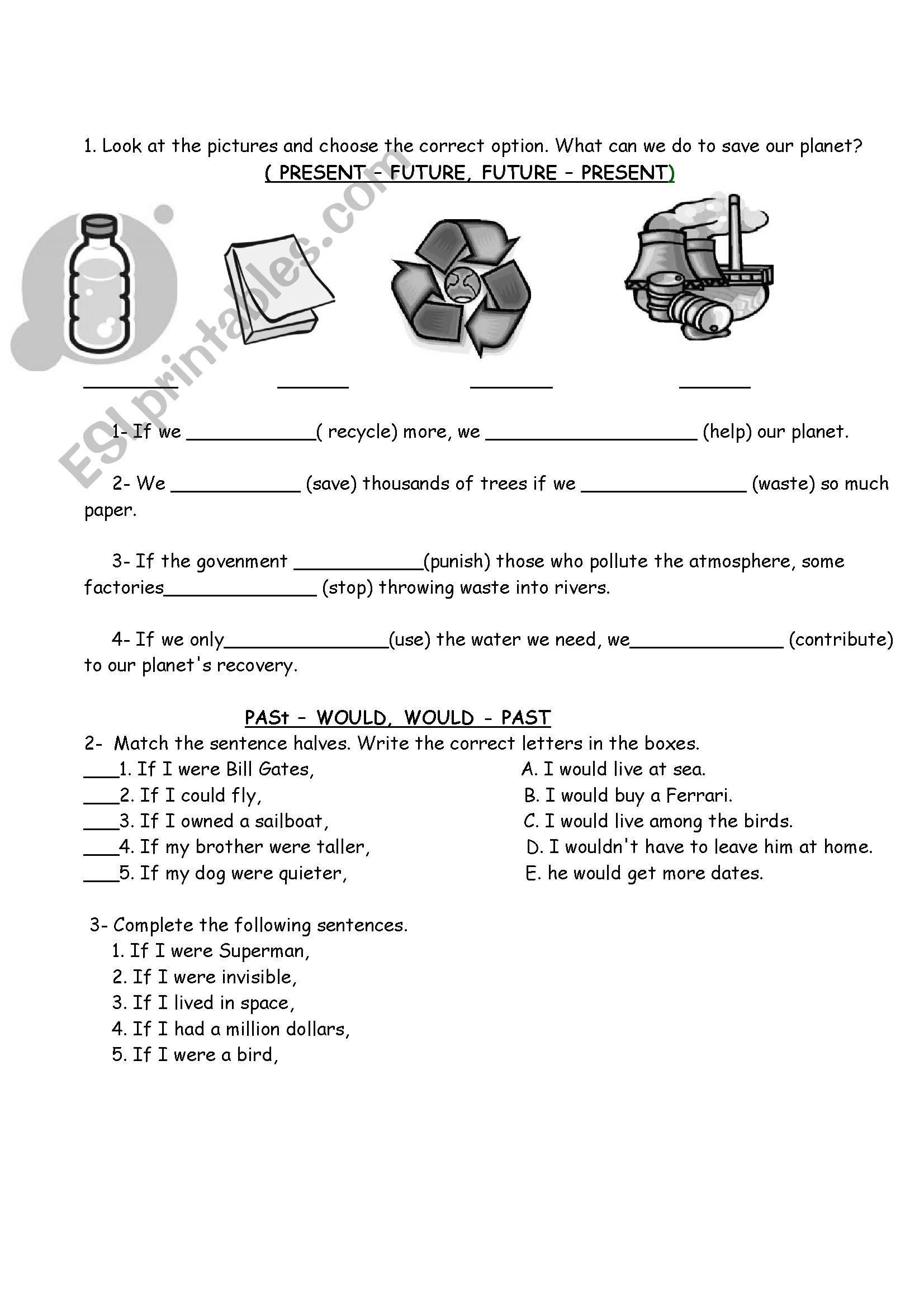 conditional worksheet