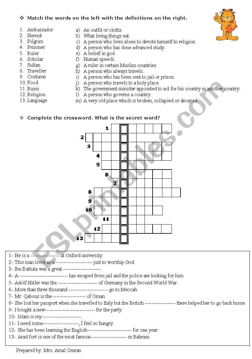 civilisation worksheet