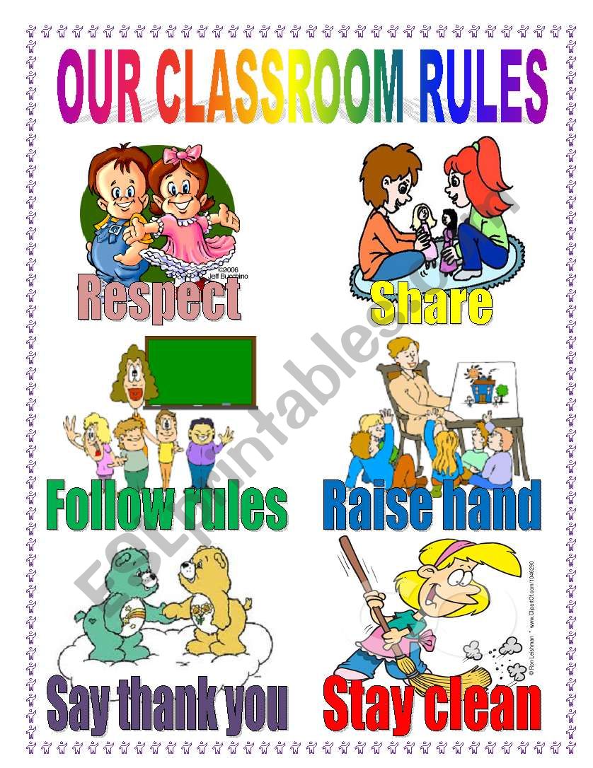 Classroom Rules worksheet