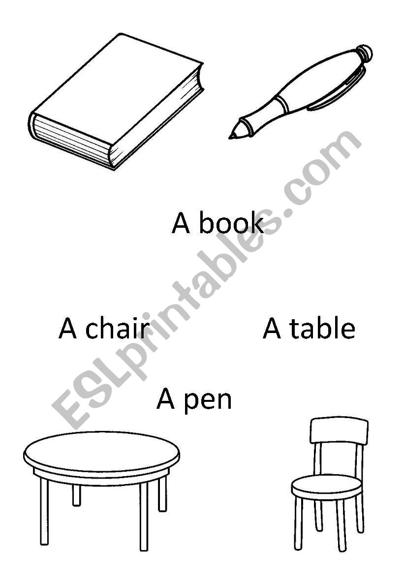 A table a chair перевод на русский. Школьные принадлежности на английском языке 3 класс. Desk book Chair Pen Worksheets for Kids. Table Chair book Worksheet. Стол стул карандаш по английскому.