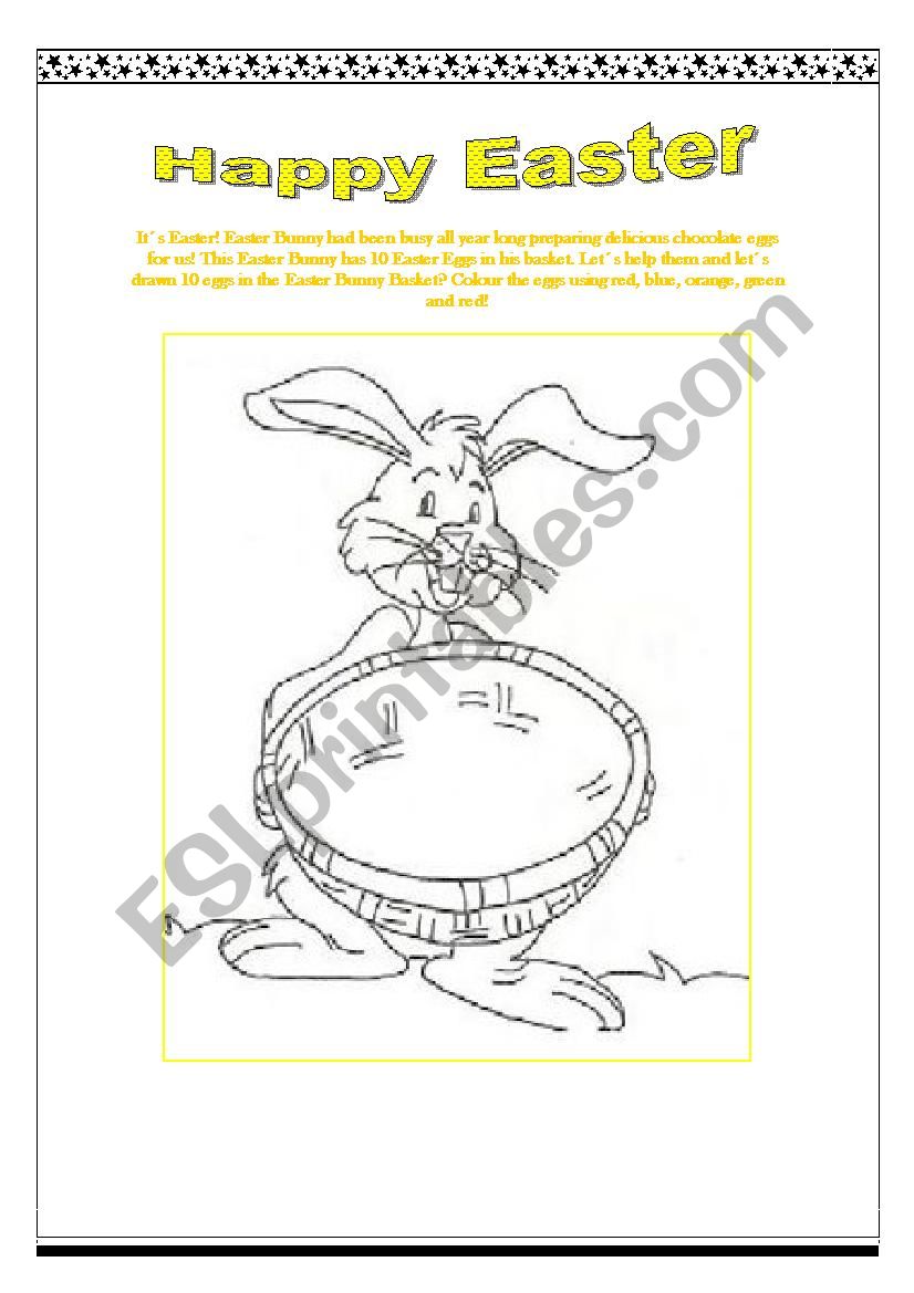 Easter worksheet