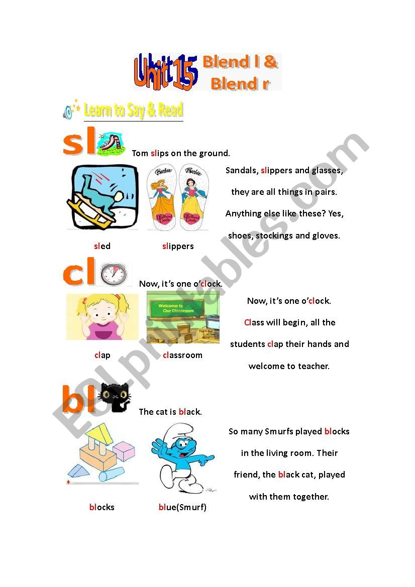 A Series of Phonics Printables Unit 15 1