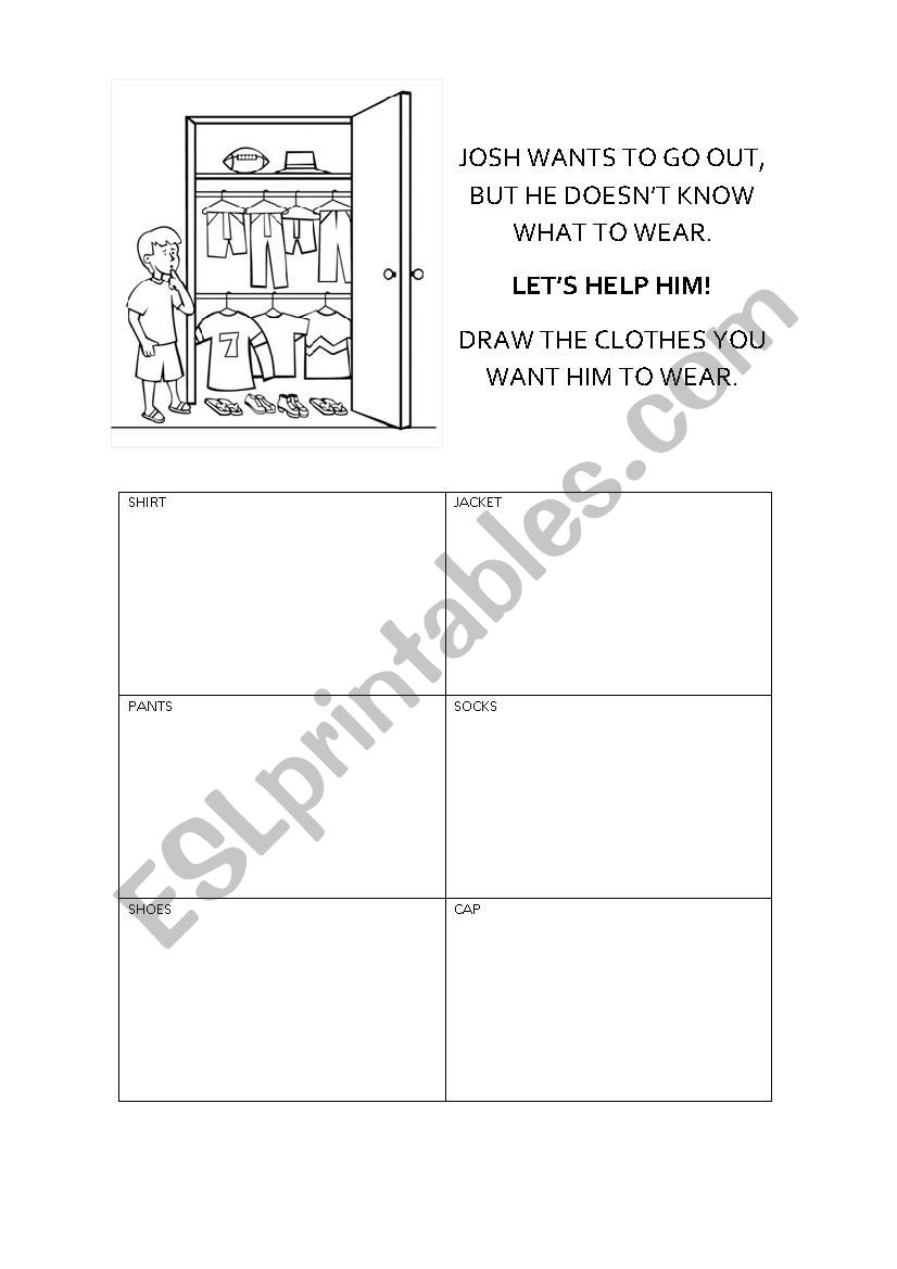 What to wear? worksheet
