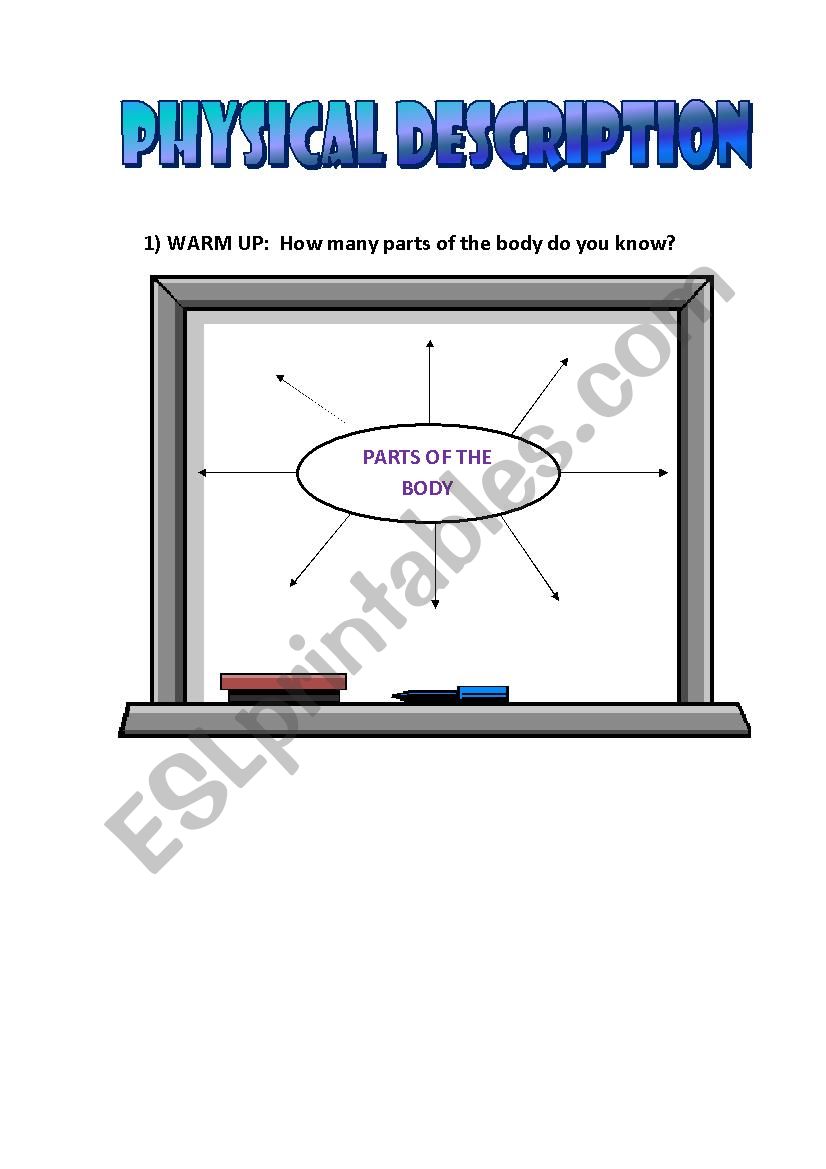 Physical Description worksheet