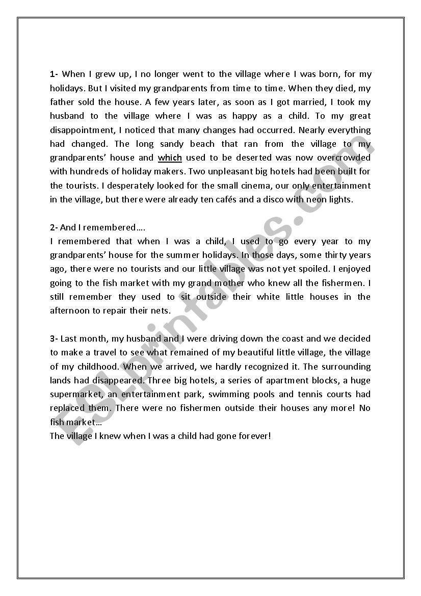 End-of-term test 3 worksheet