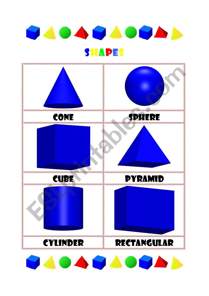 Shapes worksheet