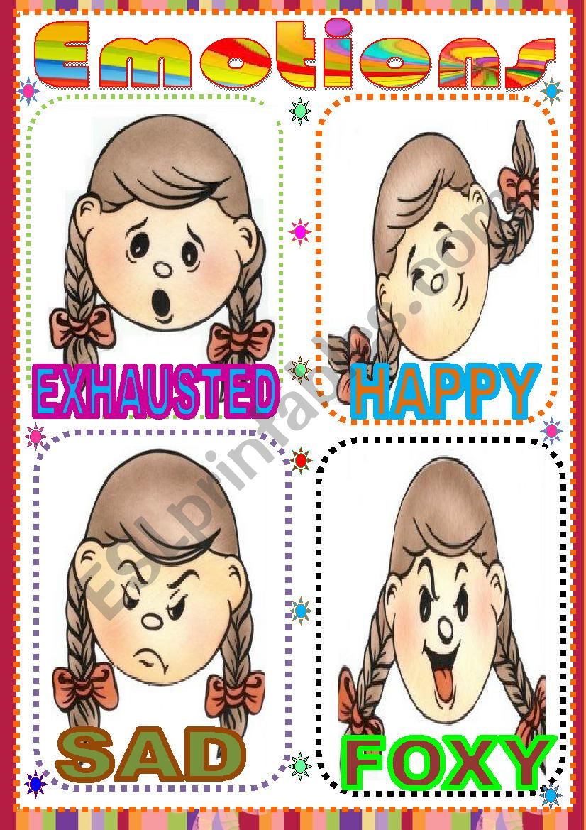 Emotions worksheet