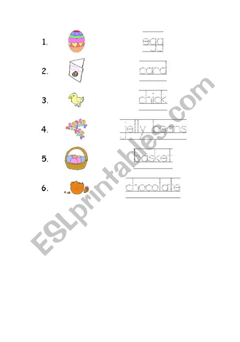 Easter worksheet worksheet