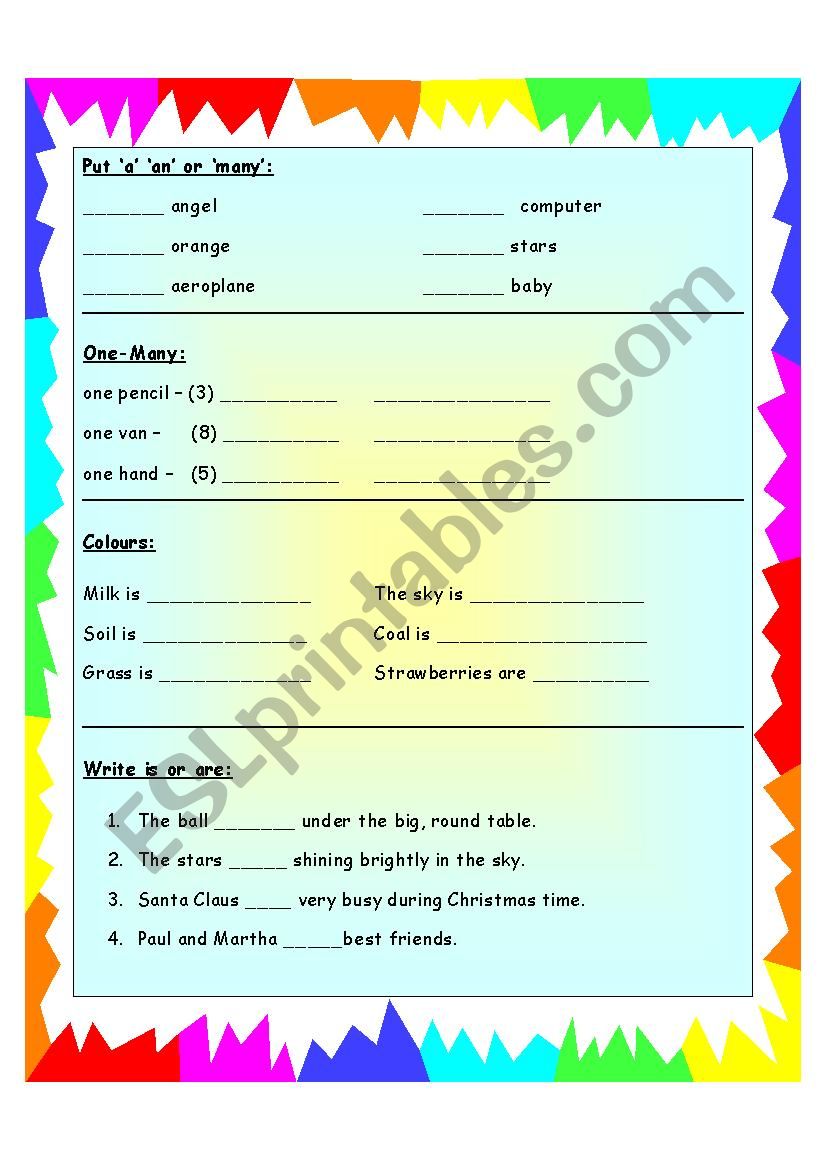 MIXED EXERCISES worksheet