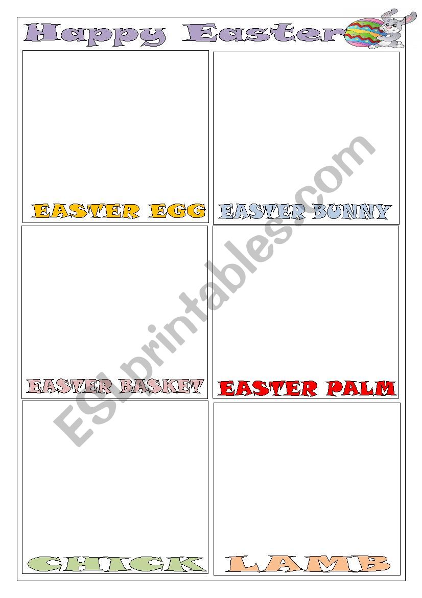 HAPPY EASTER worksheet