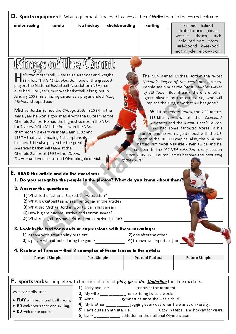 Sports - Kings of the Court 2nd part