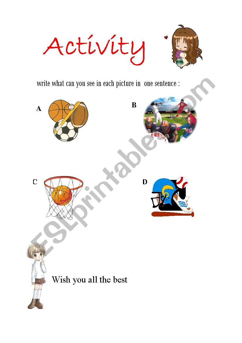 sport worksheet