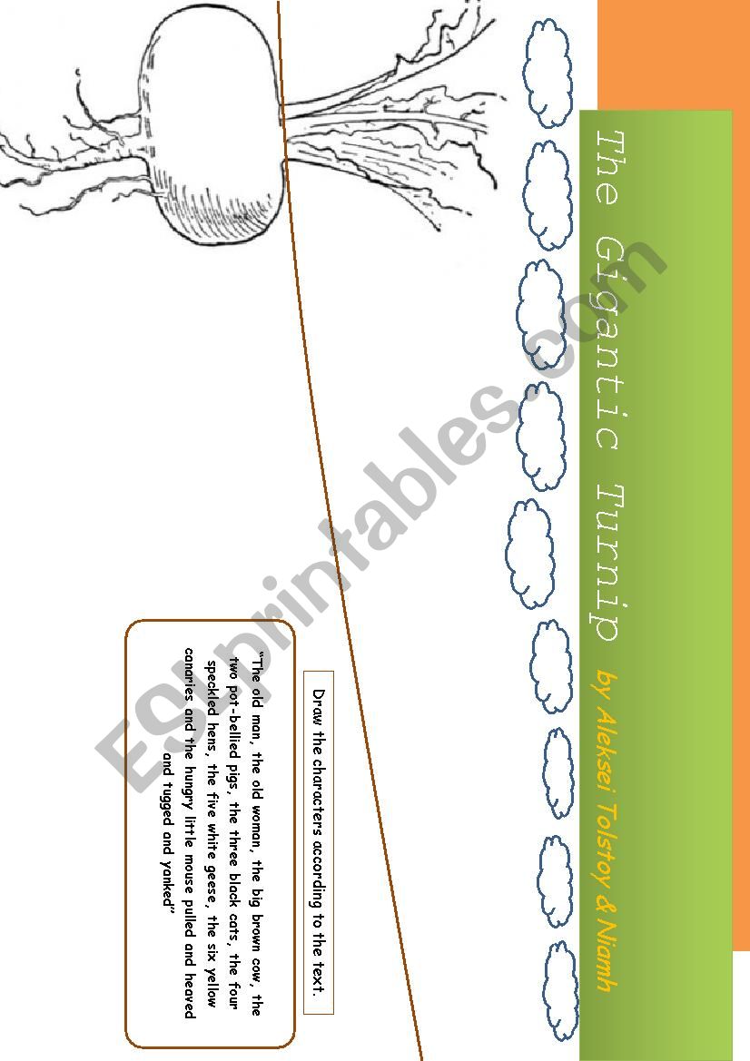 The gigantic turnip worksheet worksheet