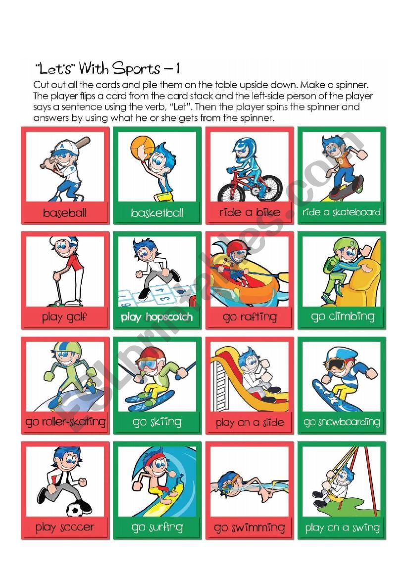 Sports Activity worksheet