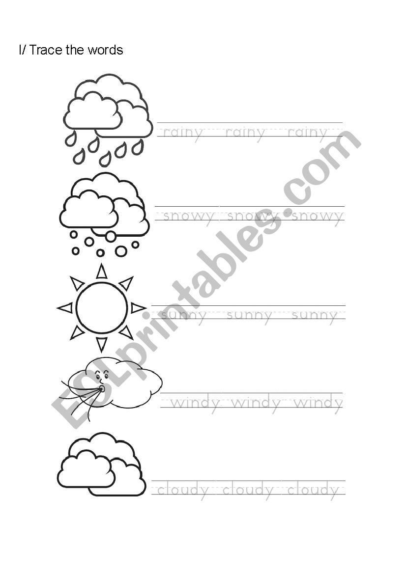 weather worksheet