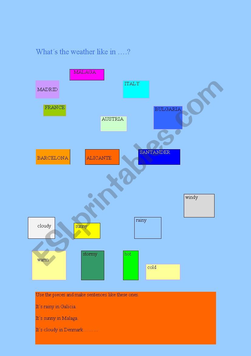 Weather part 2 worksheet