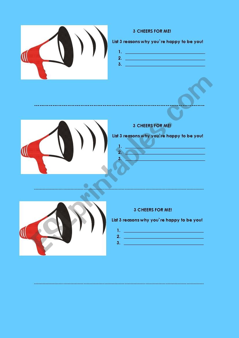 Warm up worksheet