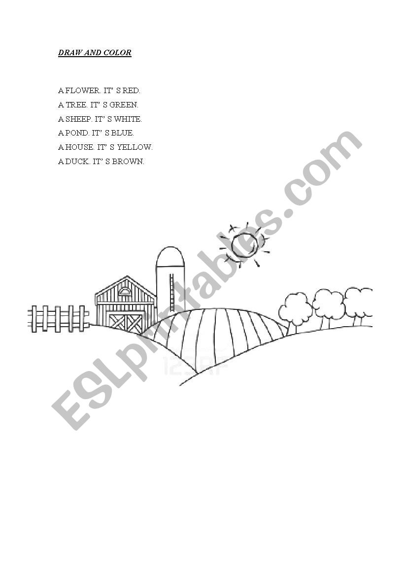 FANTASTIC LANDSCAPE! worksheet