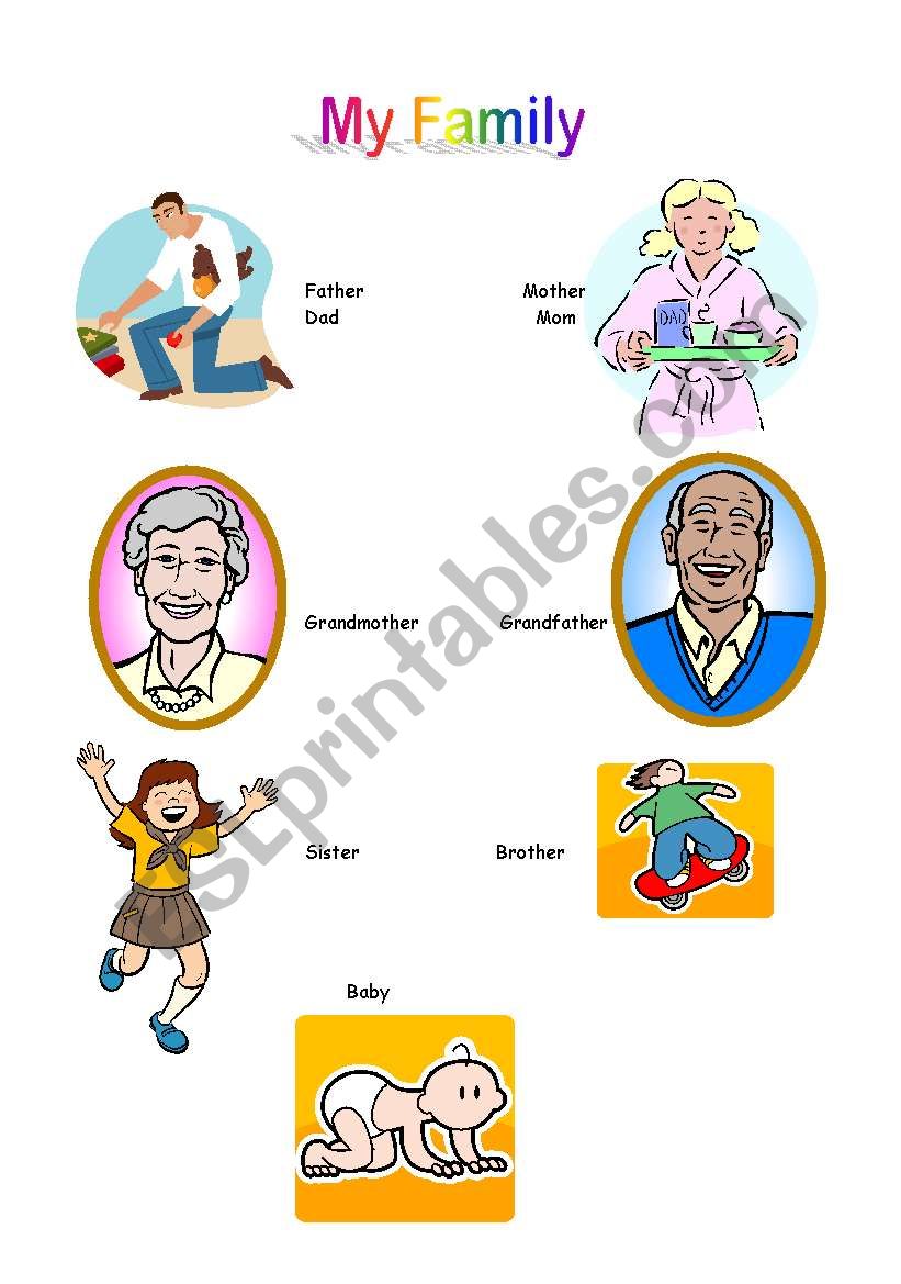 english-worksheets-my-family