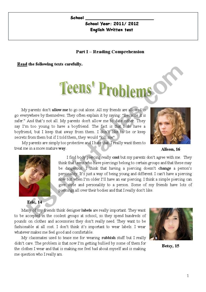 Module 5: Teens in the Global Era