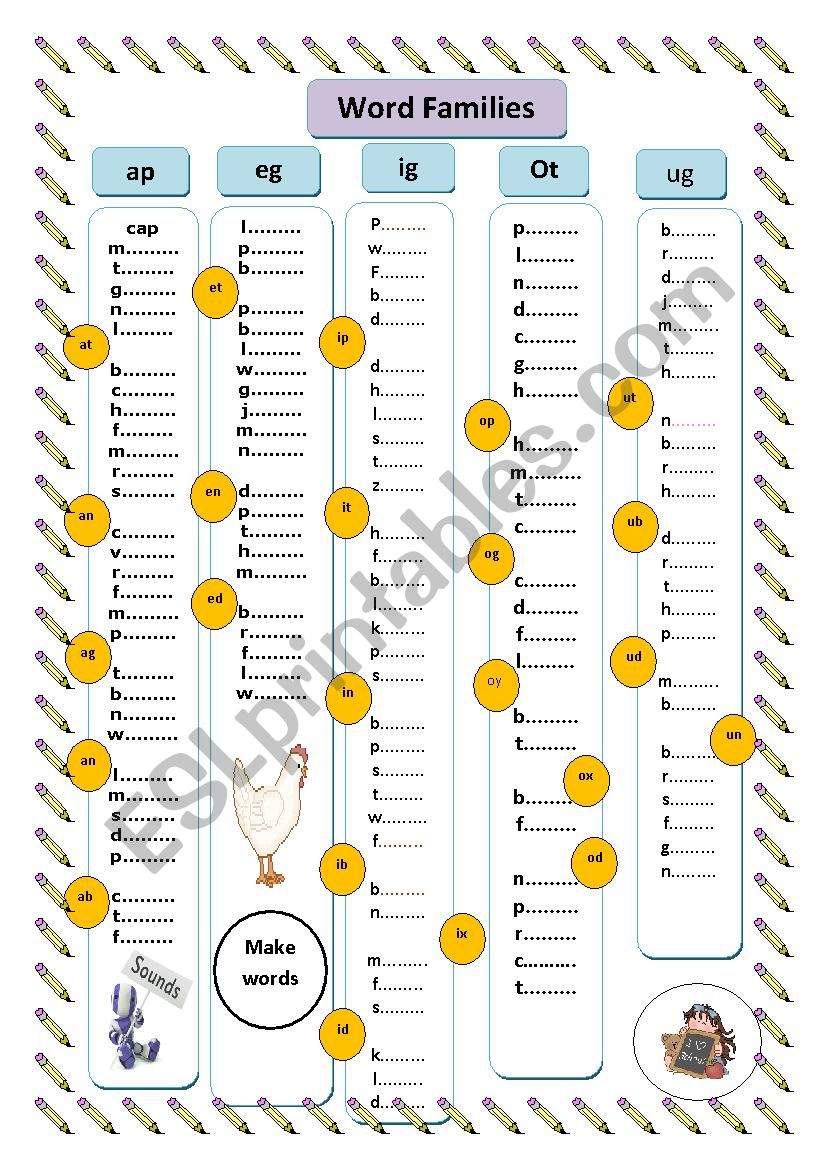 CVC Words worksheet