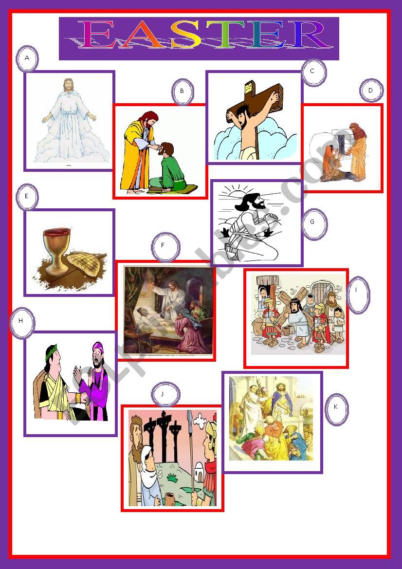 Easter history worksheet