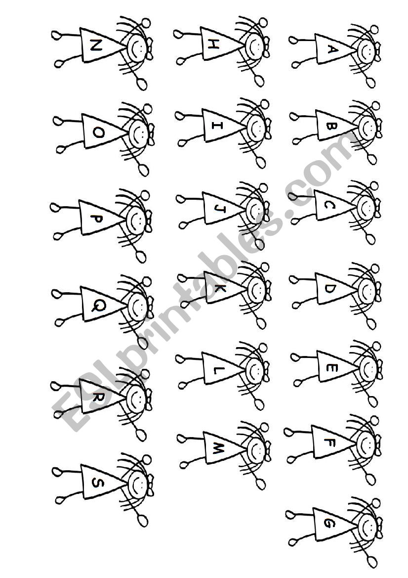 ALPHABET -PRONUNCIATION worksheet