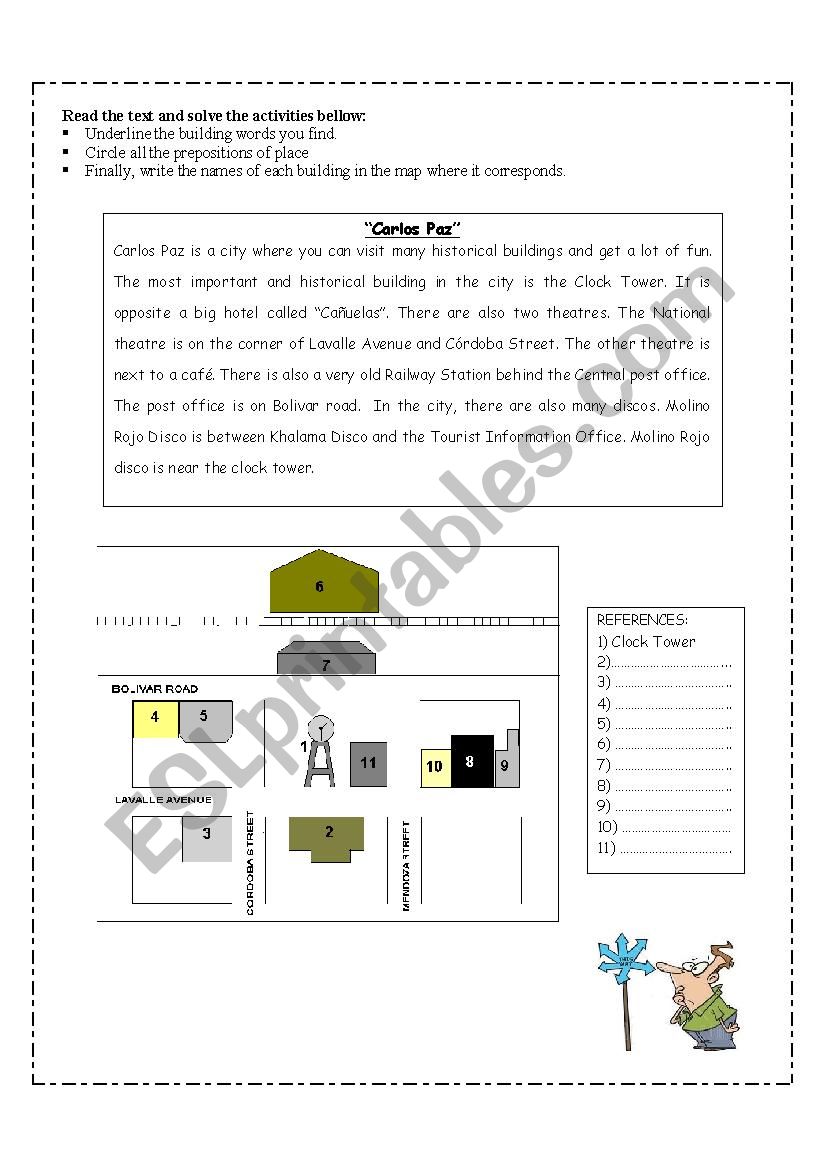 The city! worksheet