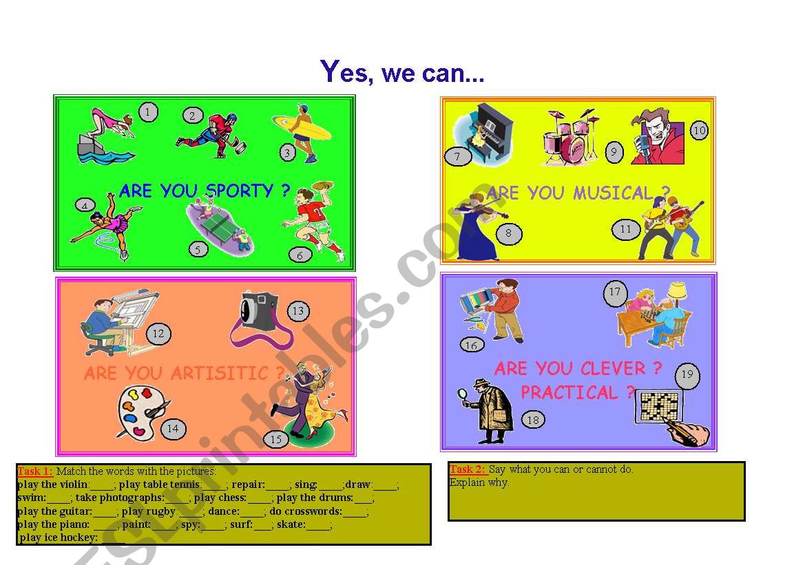 Yes, we can... worksheet