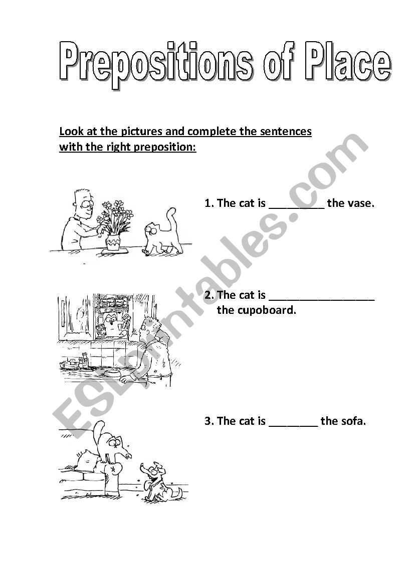 Prepositions of Place (Part 2)