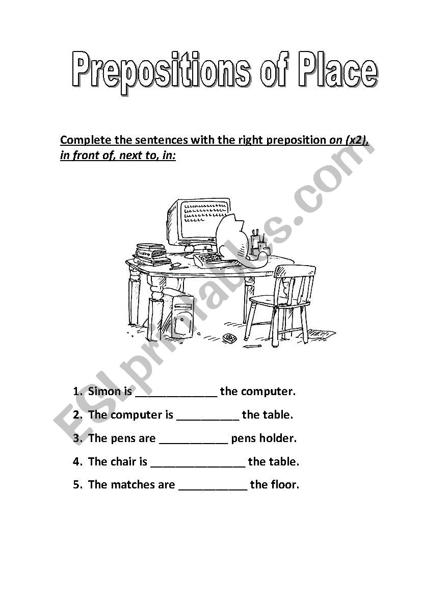 Prepositions of Place (Part 3)