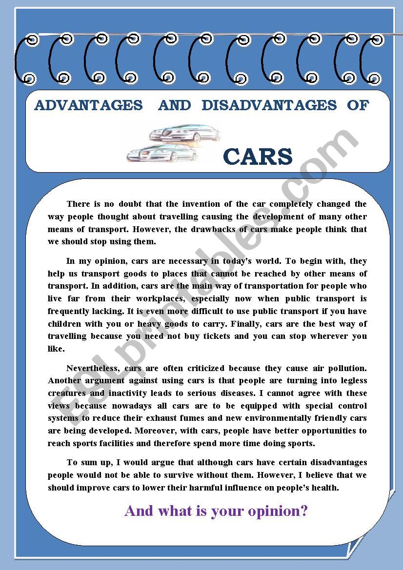 CARS worksheet