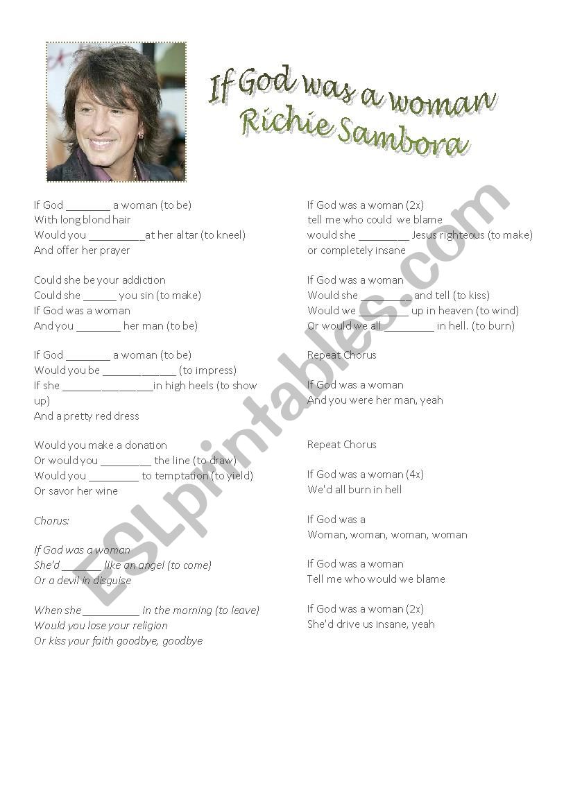 If God Was a Woman - Richie Sambora