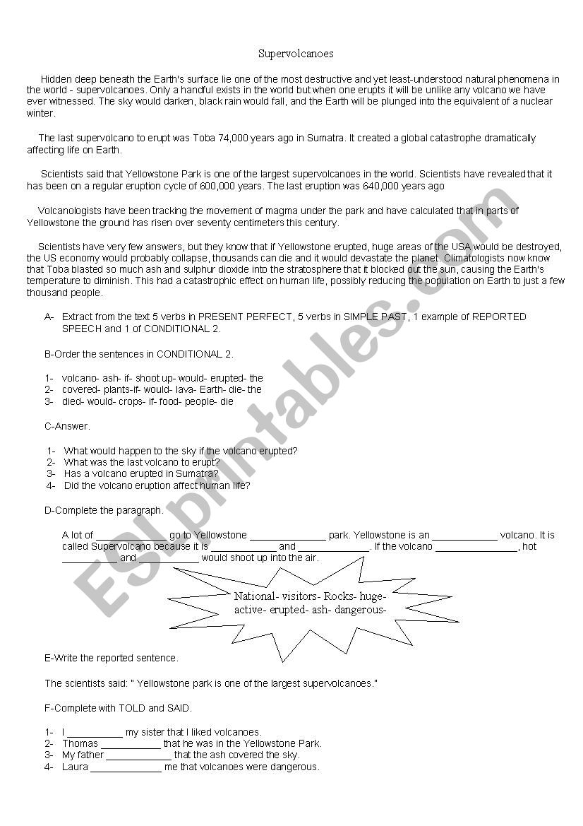 supervolcano-esl-worksheet-by-marcelen