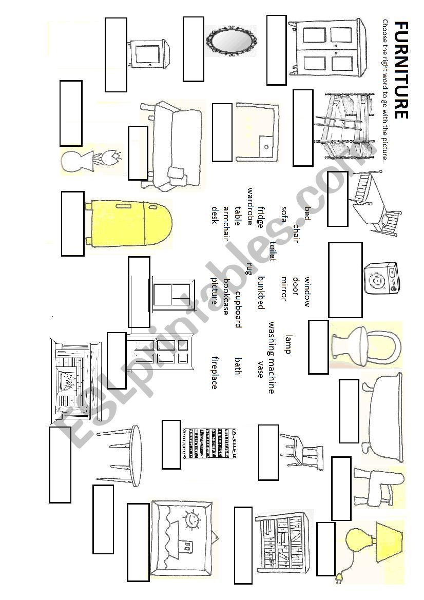 Happy Street 1; Unit 6 - Furniture around the house