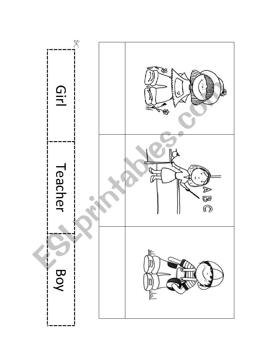 boy-girl-teacher worksheet