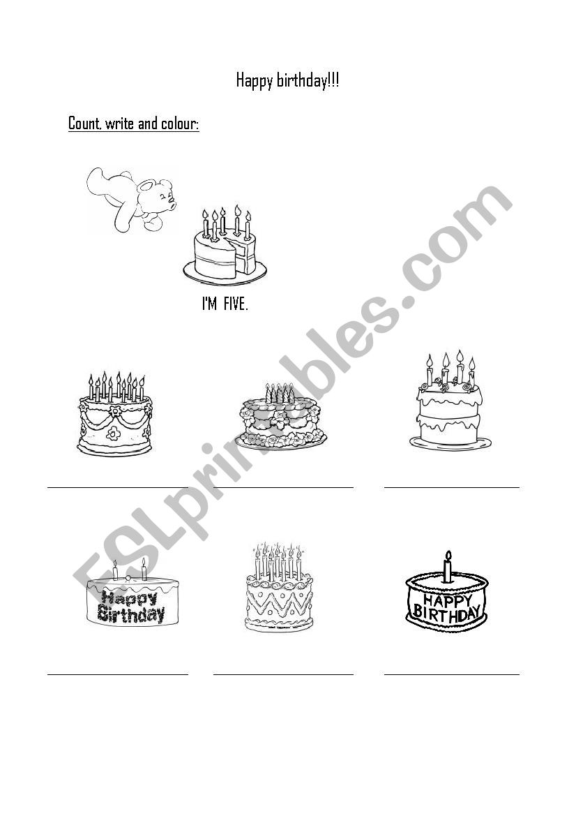 How old are you? worksheet