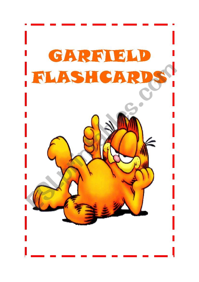 Garfield actions worksheet