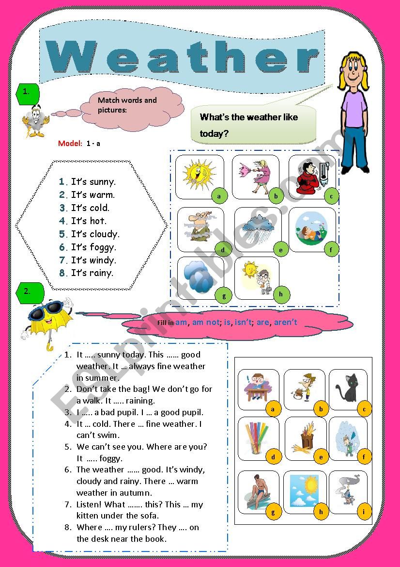 Weather/Seasons/Activities in every season/ (Special and General questions)