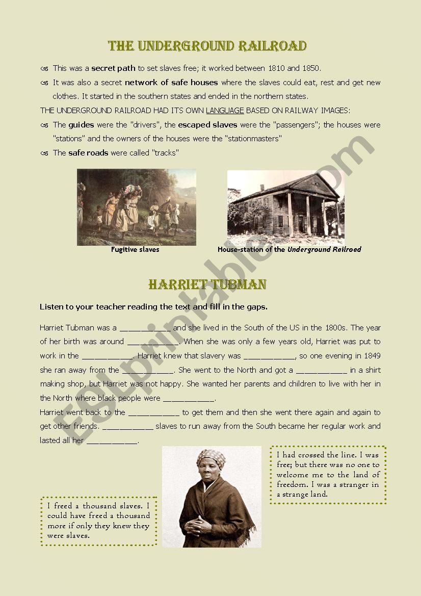 SLAVE TRADE (part 2) worksheet