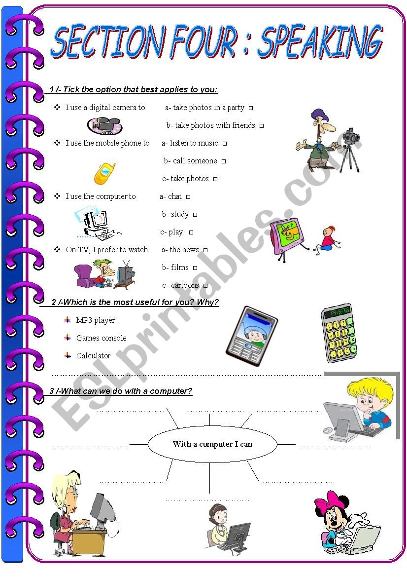 TECHNOLOGY: COMPUTER GAMES worksheet