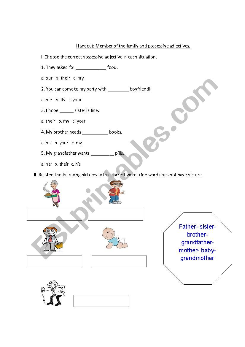 member-of-the-family-and-possessive-adjectives-esl-worksheet-by-julvarga