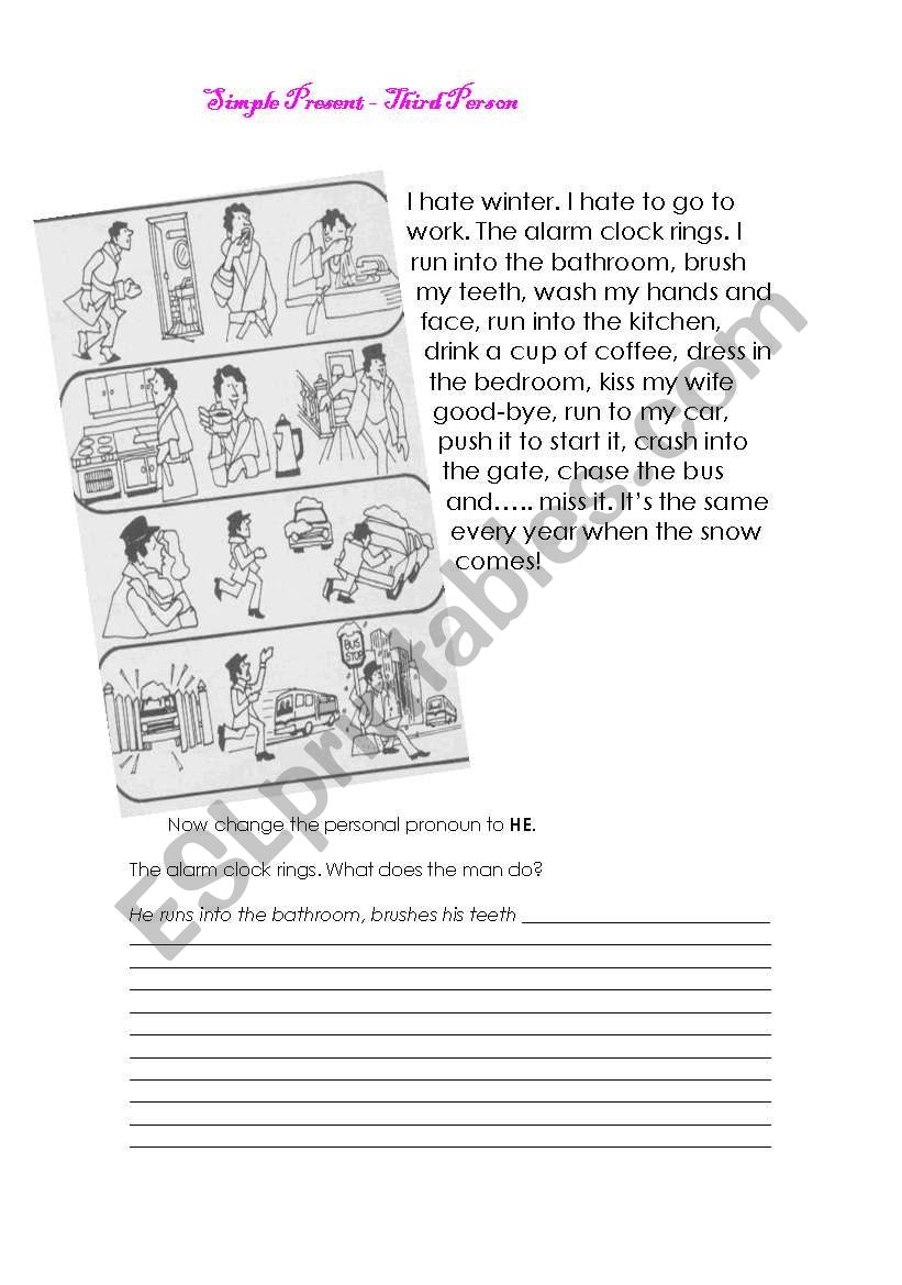 Simple Present worksheet