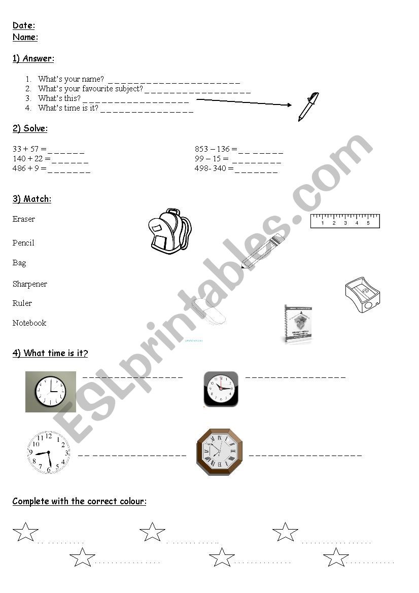 repaso worksheet