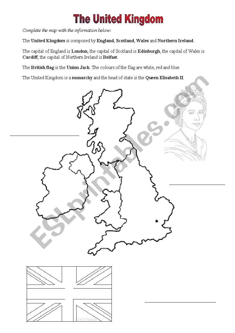 The Union Jack worksheet