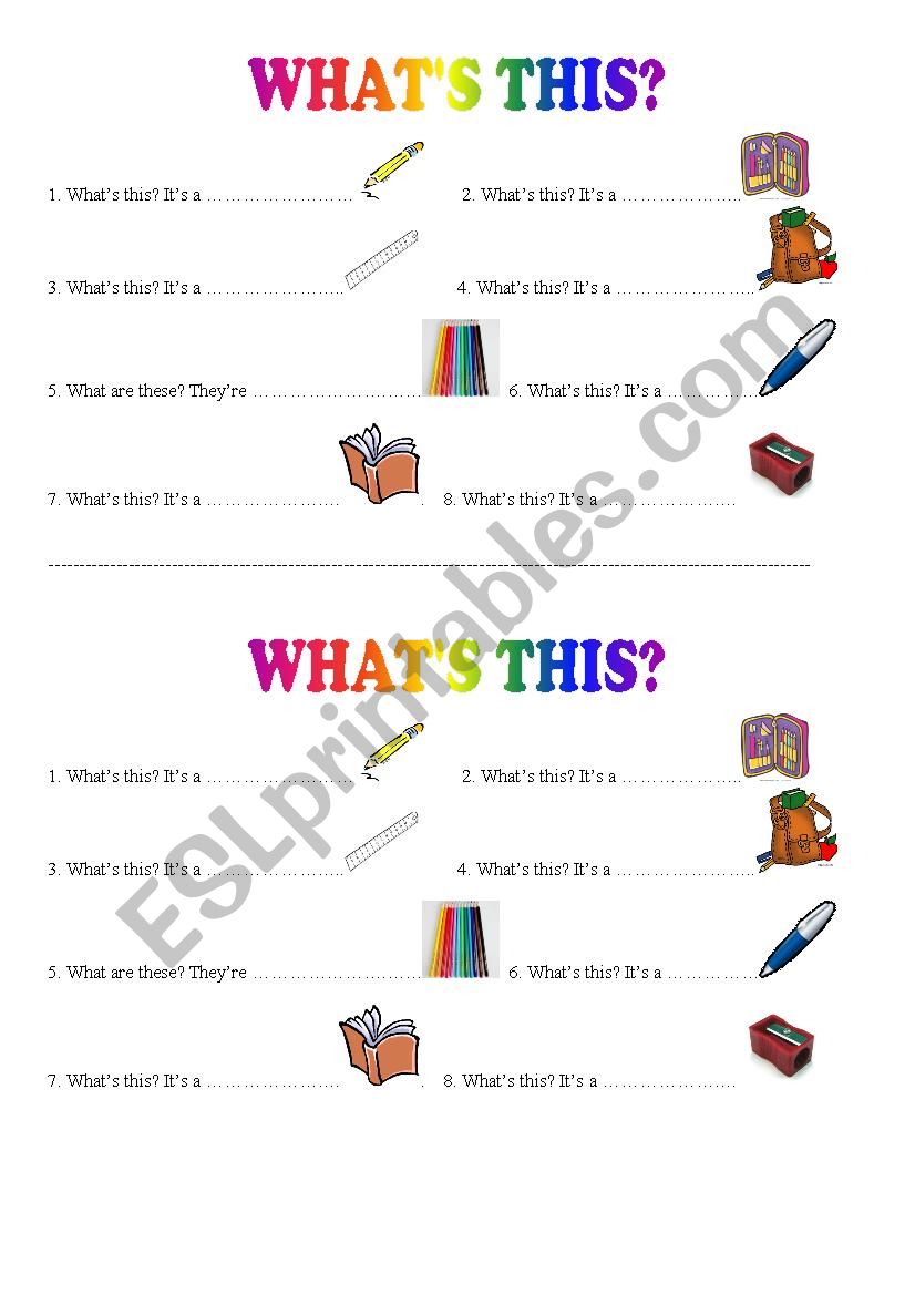 What´s This Esl Worksheet By Carolina26