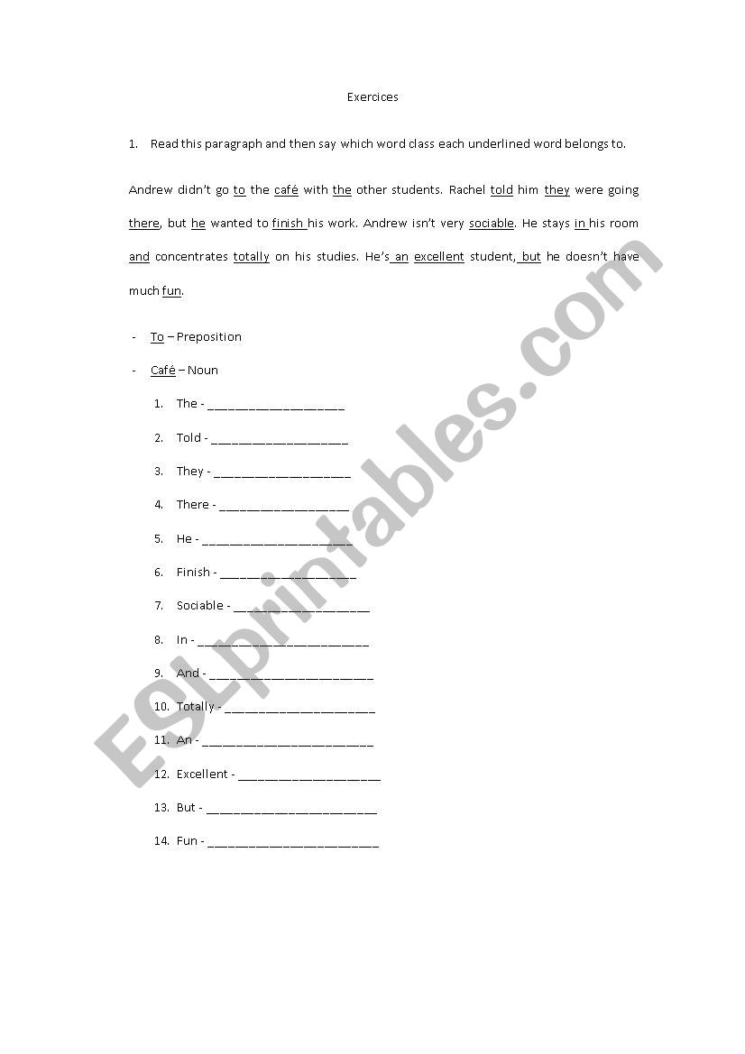 Simple Present Exercices worksheet