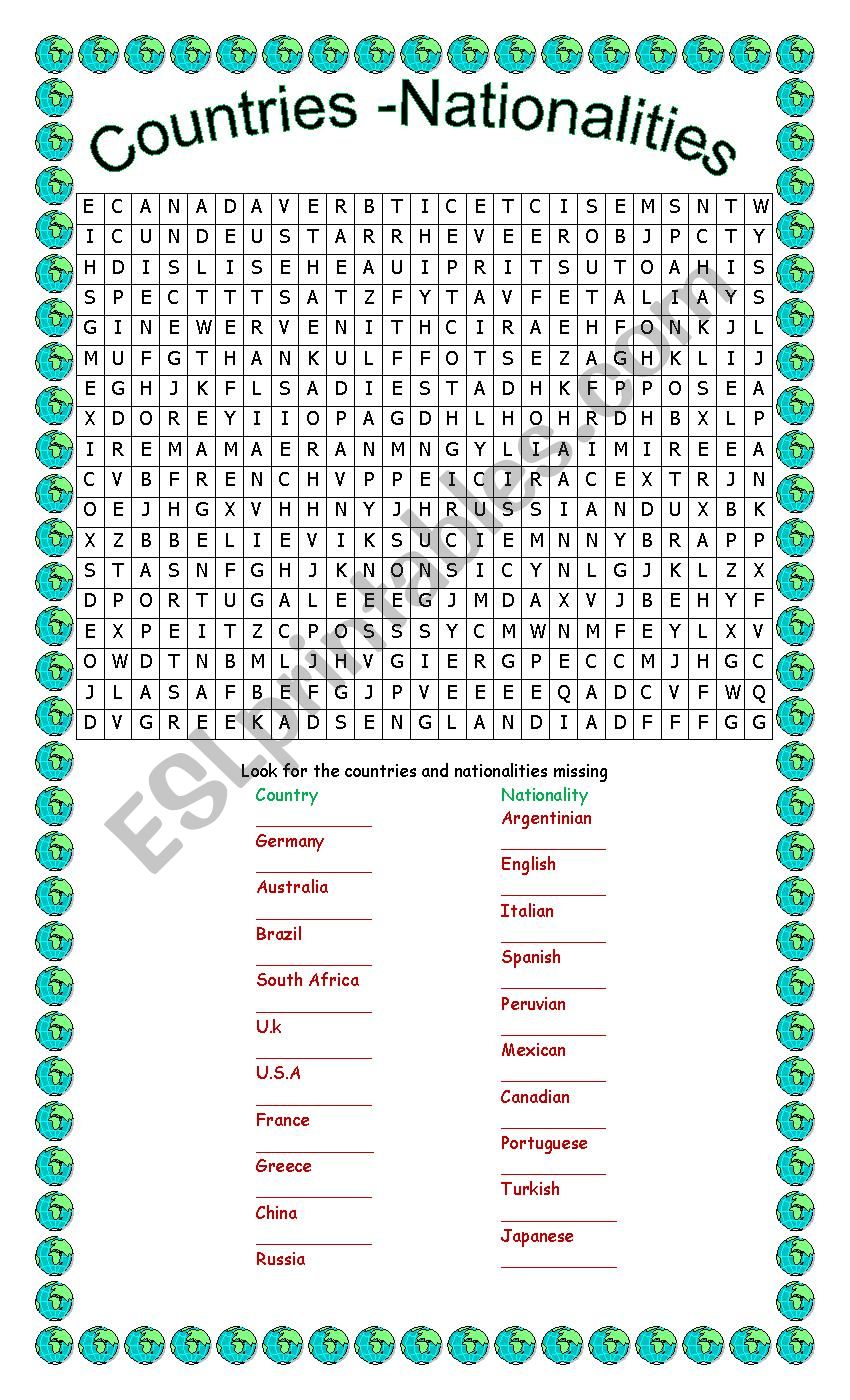 countries-and-nationalities-esl-worksheet-by-panchuyo